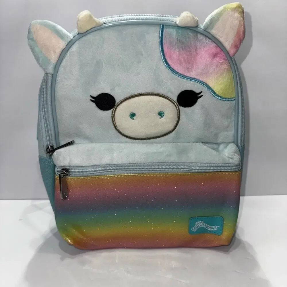 Squishmallows Mini Cow 11” Kids Backpack